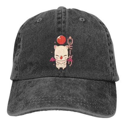 Moogle Kupo Baseball Cap Final Fantasy Cid Game Caps