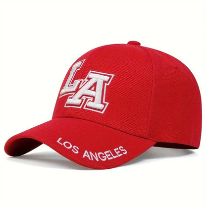 Unisex Los Angeles Letter Embroidery Baseball Caps Spring Autumn Outdoor