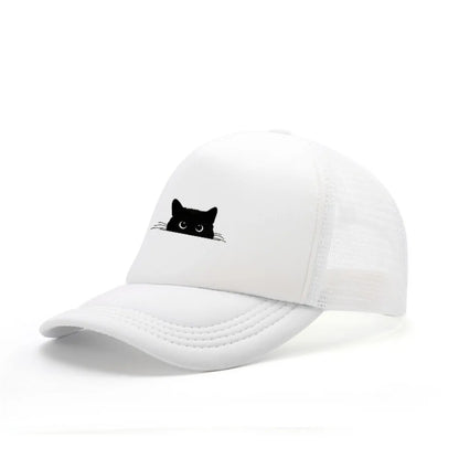 Cute Cat Print Adjustable Baseball Cap