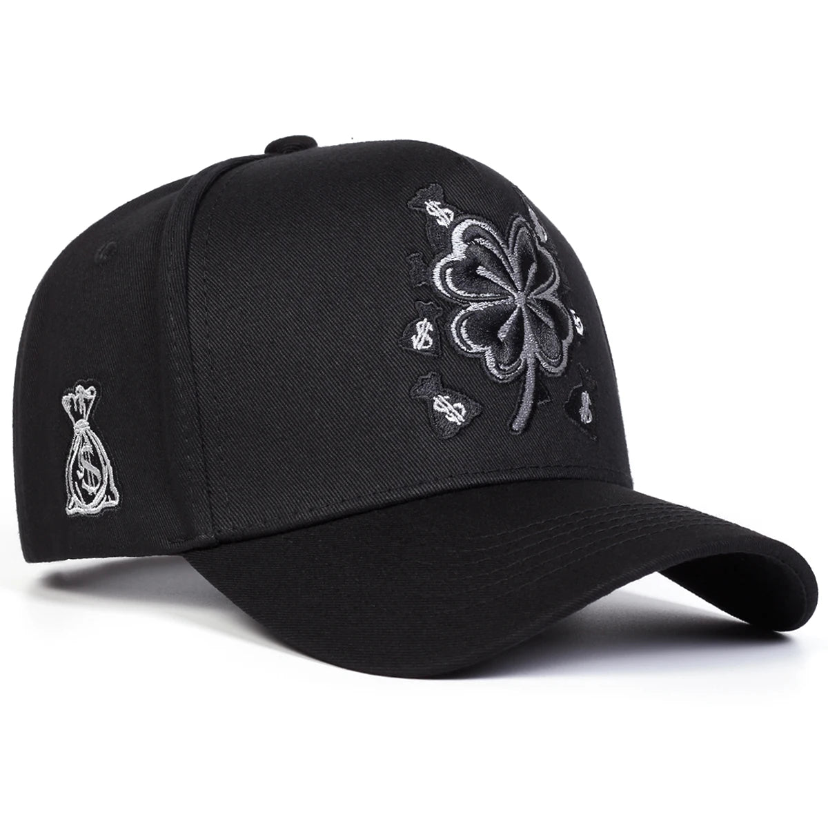 Unisex Four-Leaf Clover Embroidery Baseball Caps