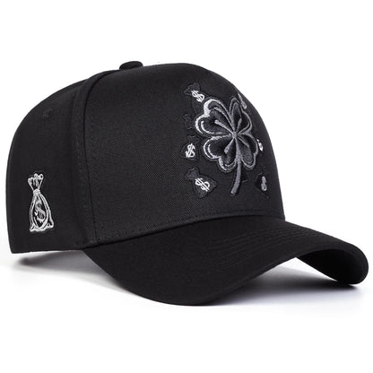 Unisex Four-Leaf Clover Embroidery Baseball Caps