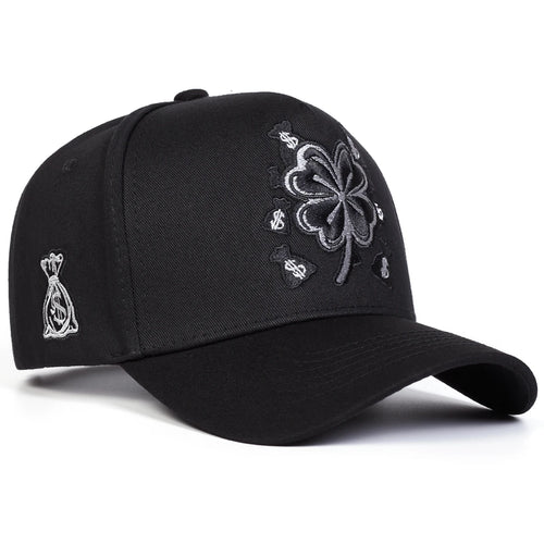 Unisex Four-Leaf Clover Embroidery Baseball Caps