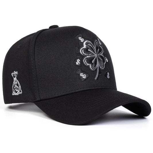 Unisex Four-Leaf Clover Embroidery Baseball Caps