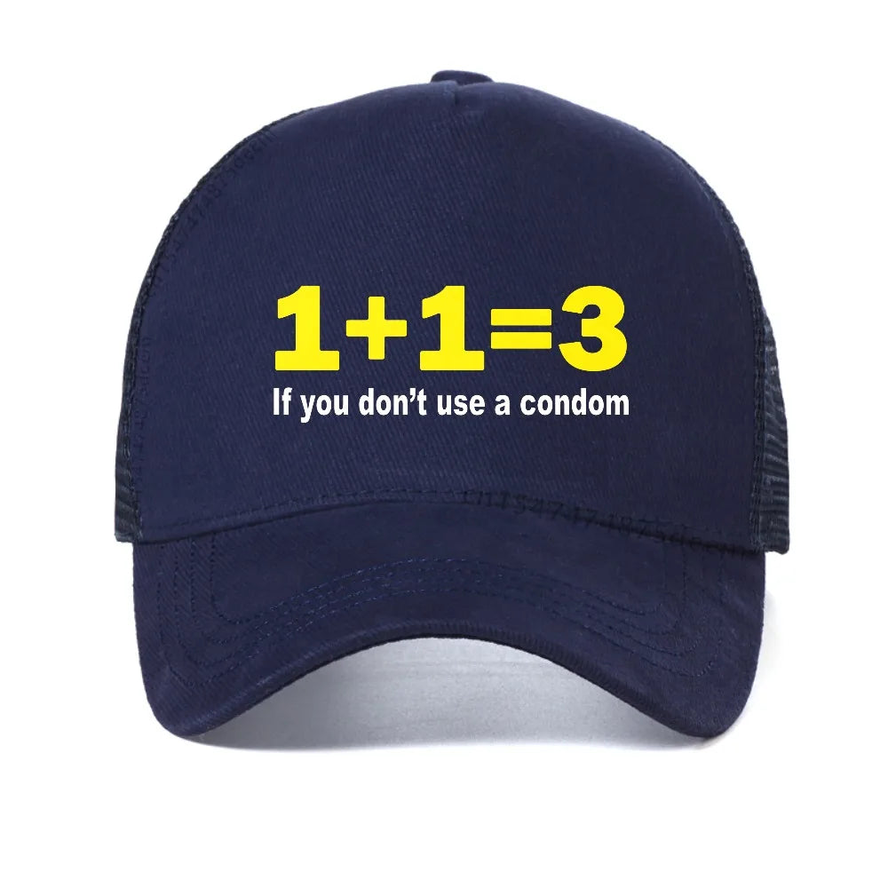 Programmer Printed Cap Casual Loose Streetwear Cool Men Mesh Baseball Caps