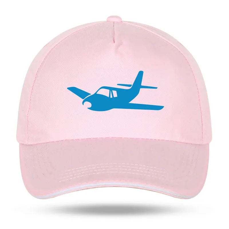 New Men Women Fashion Airplane Pilot Wings Funny Print Baseball Caps
