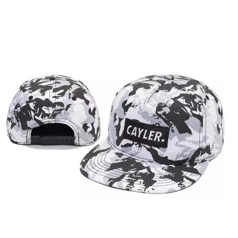 Rose Printed Letter Embroidery Baseball Hat Snapback Caps Hip-Hop Hats