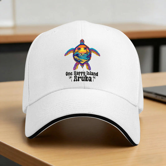 Summer Aruba One Happy Island Baseball Cap