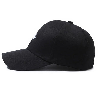 3D Embroidered "MN" Simple Korean Design Baseball Cap For Men Women