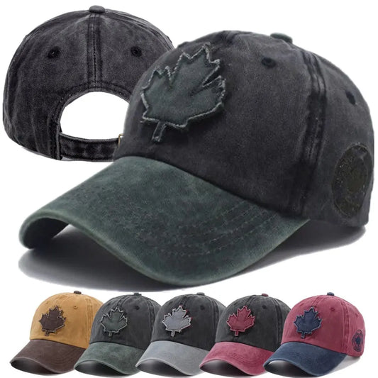 Unisex Washed Cotton Vintage Cap Canada Big