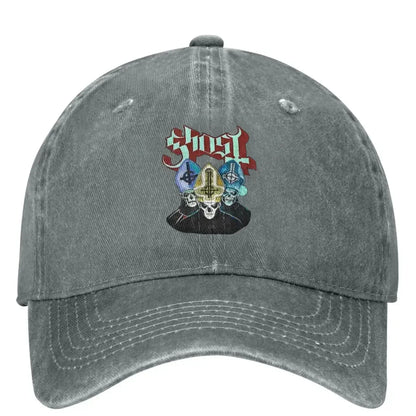 Ghost B.C. Band Denim Baseball Cap