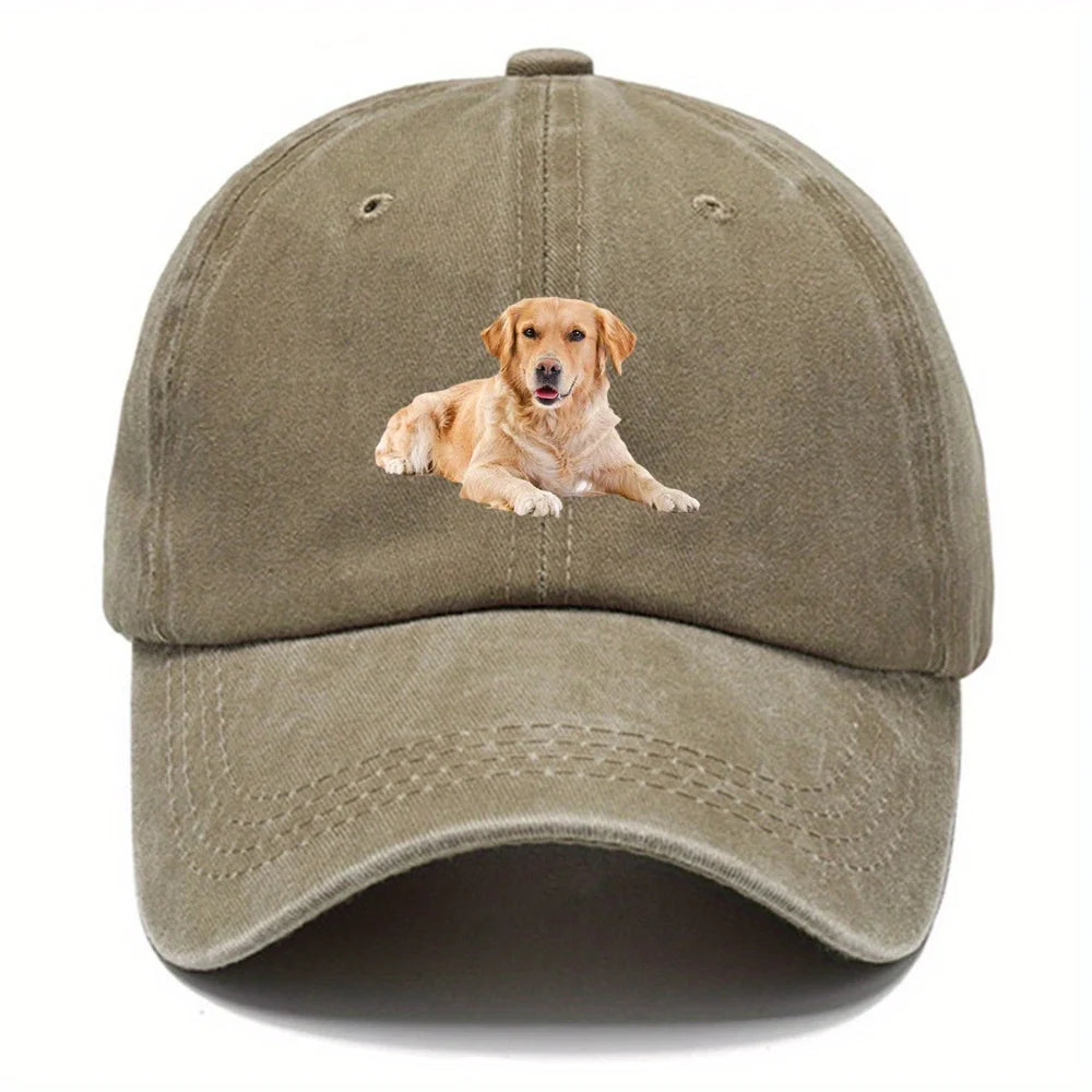 Golden Retriever Printed Baseball Cap For Both Men And Women