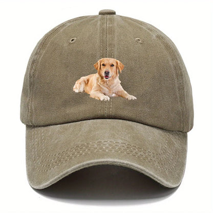 Golden Retriever Printed Baseball Cap For Both Men And Women