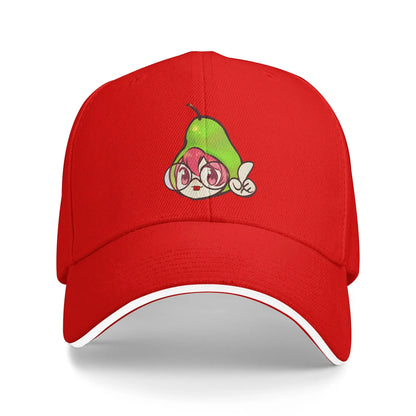Pearto Kasane Teto Pear Anime Japanese Music Character Sun Baseball Cap