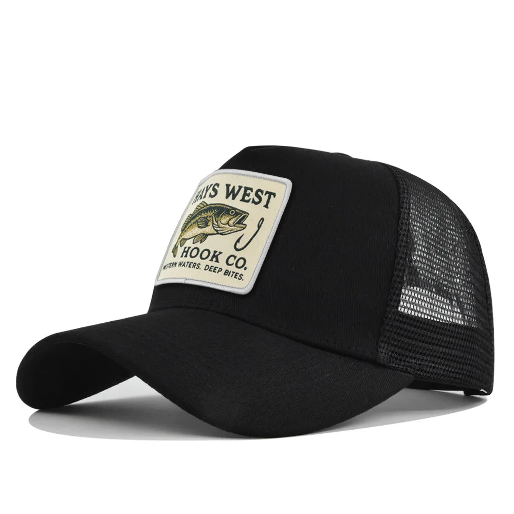 High Quality Fishing Embroidery Baseball Cap