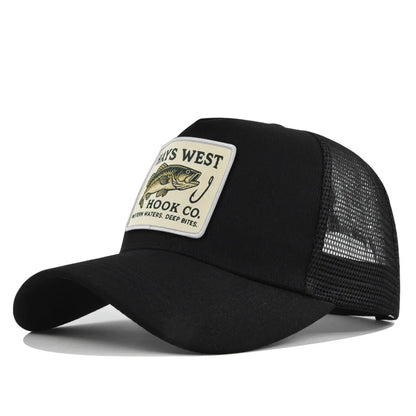 High Quality Fishing Embroidery Baseball Cap