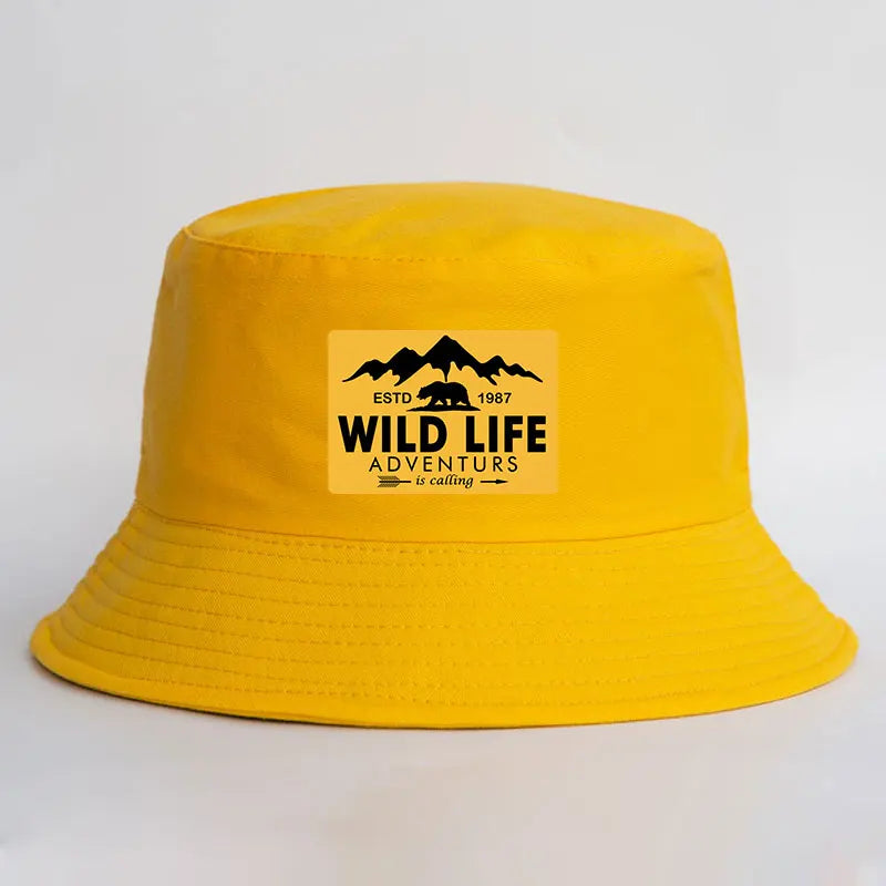 Wild Life Printed Reversible Bucket Hat Woman Man