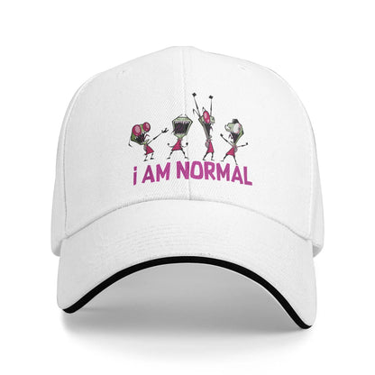 Invader Zim Riding Gir Baseball Caps