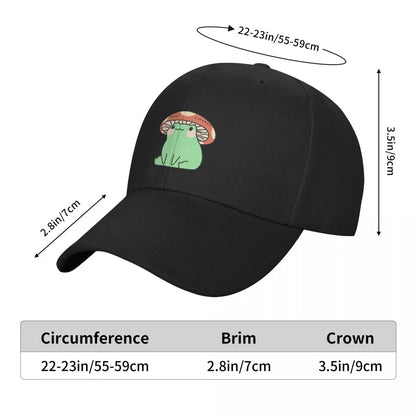 Mushroom Frog Baseball Cap