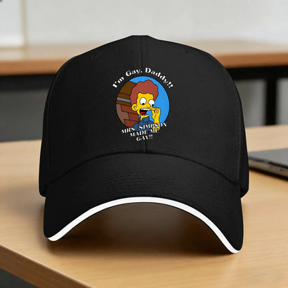 Casual Baseball Cap I Am Gay, Daddy Hiking Fishing Hip Hop Hats Baseball Caps