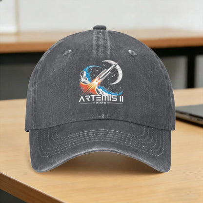 Artemis II Back to the Moon 2026 Sun Baseball Cap