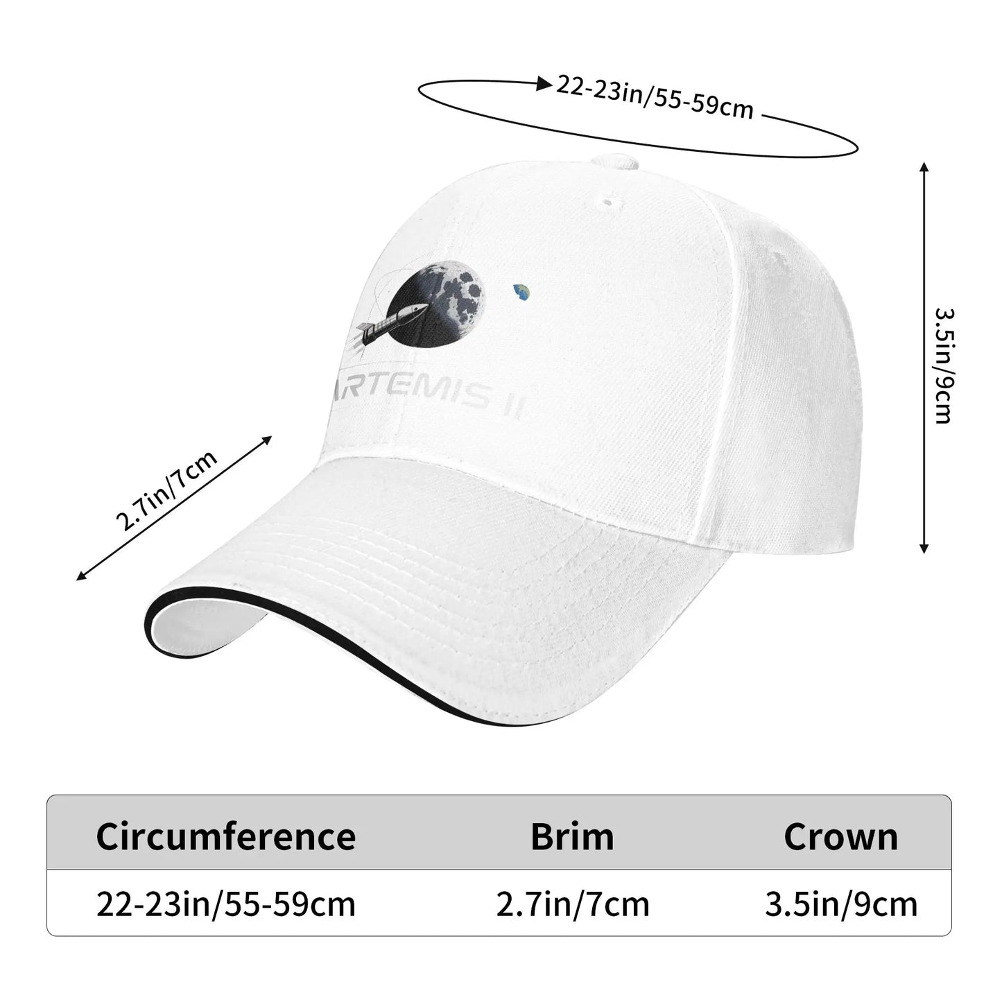 Artemis II Back to the Moon 2026 Baseball Cap