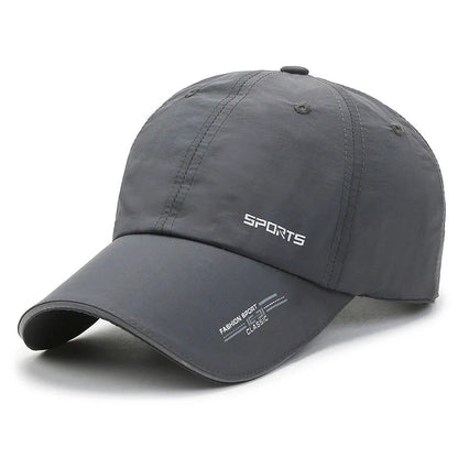 Quick Drying Solid Baseball Cap For Women & Men