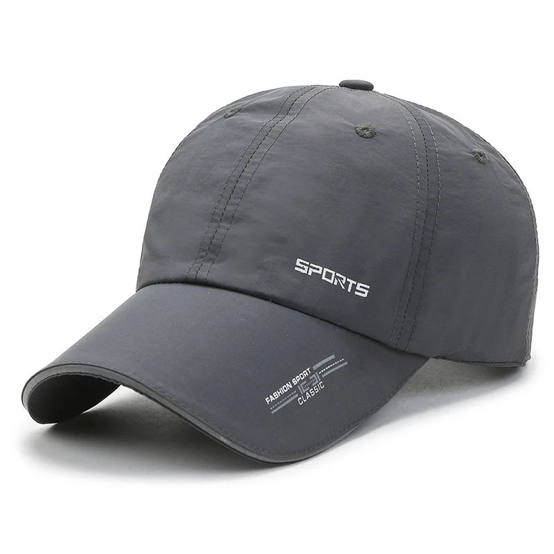 Quick Drying Solid Baseball Cap Sunscreen Breathable