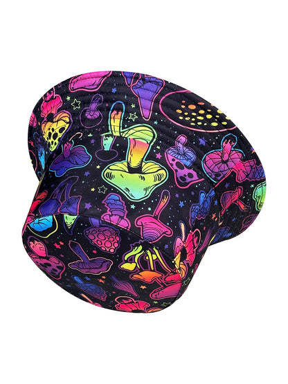 Dreamy Colorful Mushroom Bucket Hat