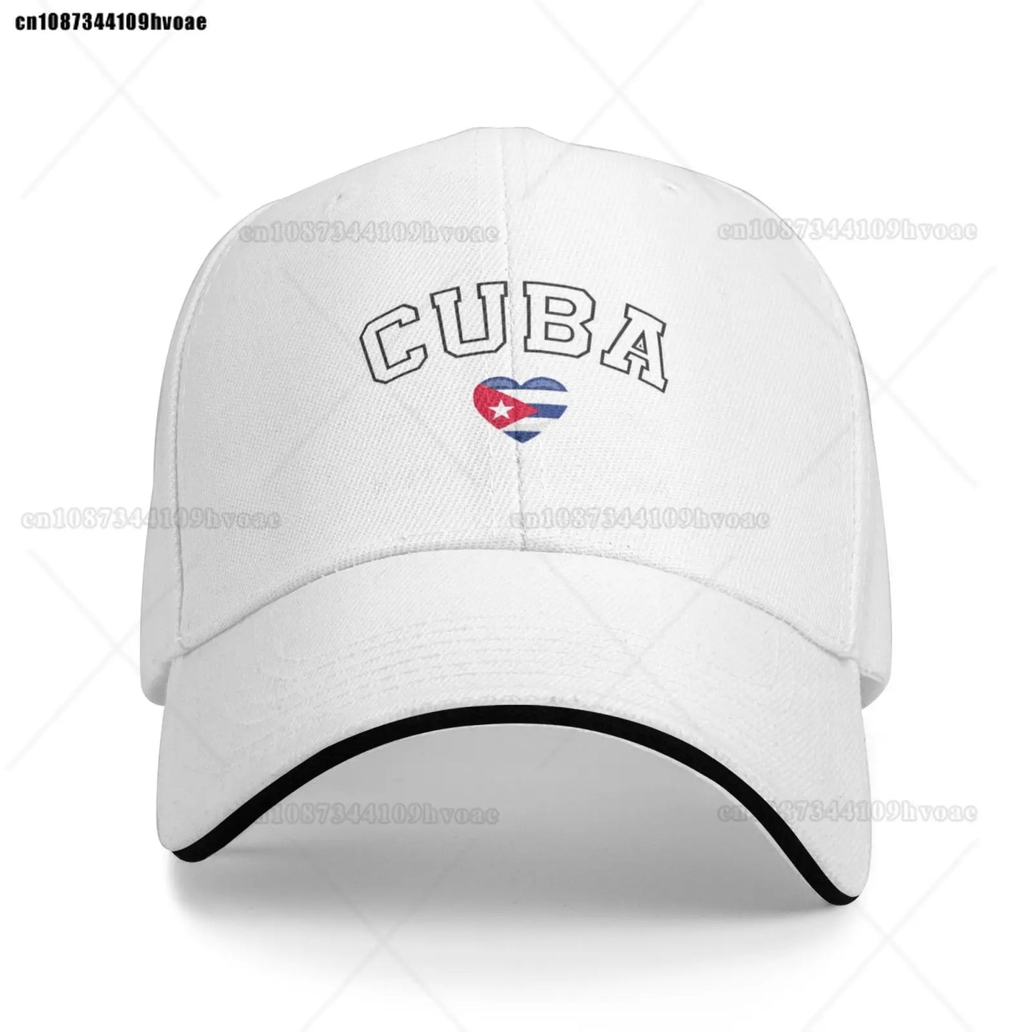 Cuba Baseball Cap EST.1902 La República De Cuba Denim Caps