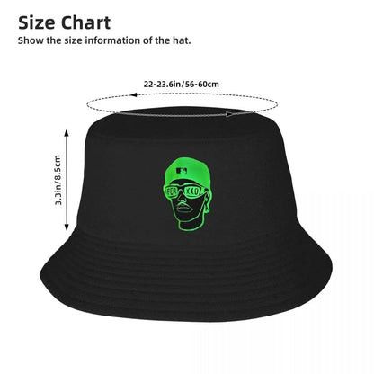 Custom Unisex Pop Singer Feid Ferxxo Bucket Hat Travel Beach Summer Camping Hat