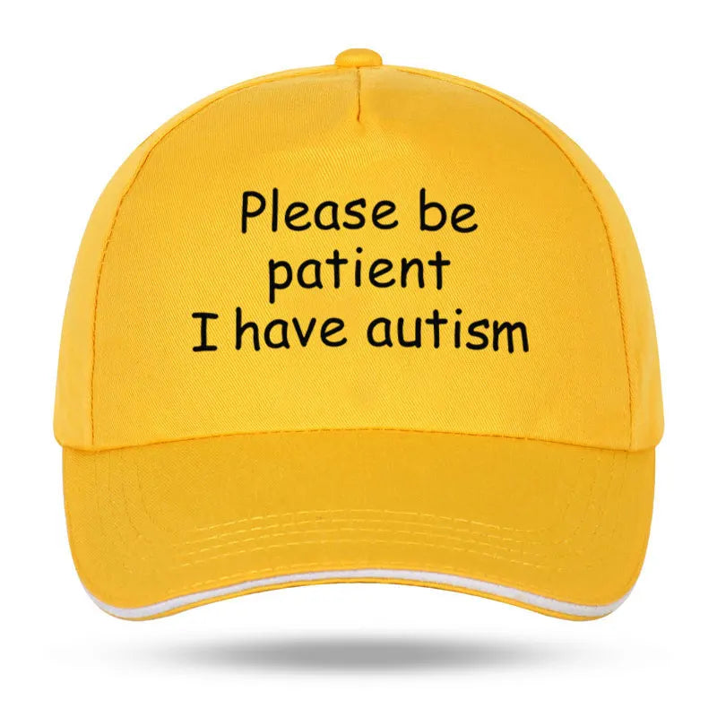 Please Be Patient I Have Autism Cap Baseball Cap