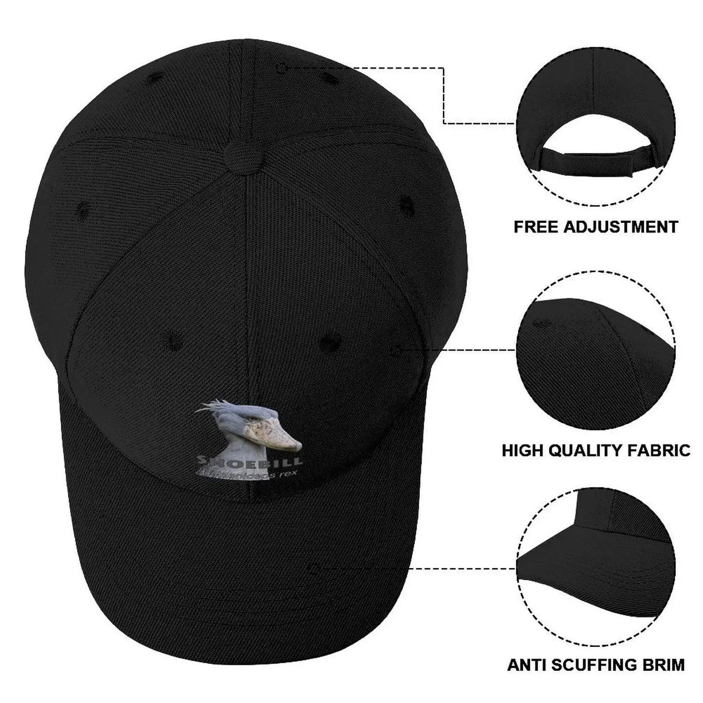 Shoebill Baseball Cap For Men Women's