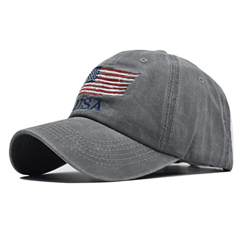 Wholsale Fashion USA Flag Camouflage Baseball Cap For Men Women
