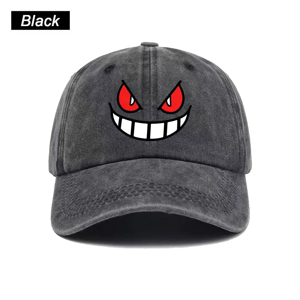 Baseball Cap Ghost Face American Anime Print Graphic