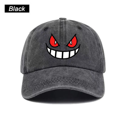 Baseball Cap Ghost Face American Anime Print Graphic