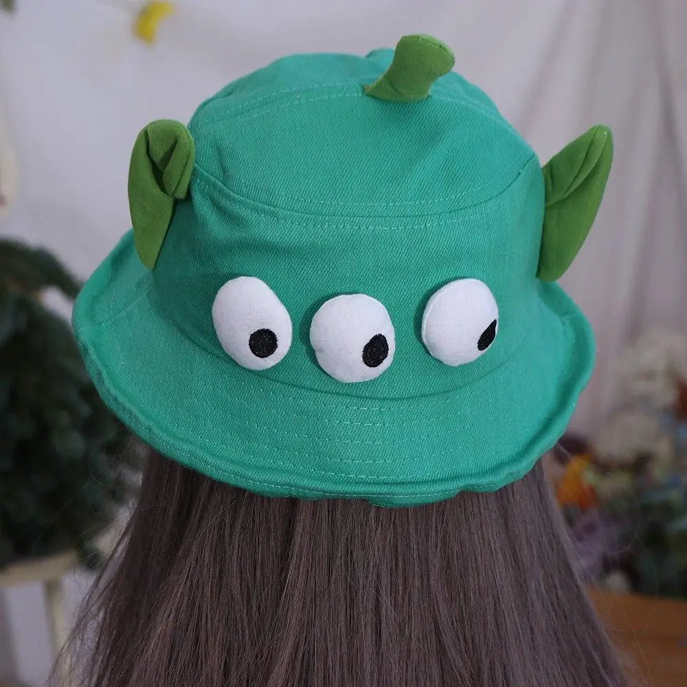 Funny Foldable Three Eyes Bucket Hats