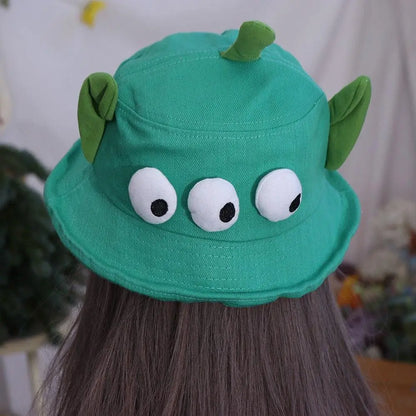 Funny Foldable Three Eyes Bucket Hats