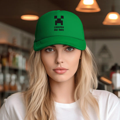 Adult Creepers Aw Man Trucker Cap Mesh Baseball Cap
