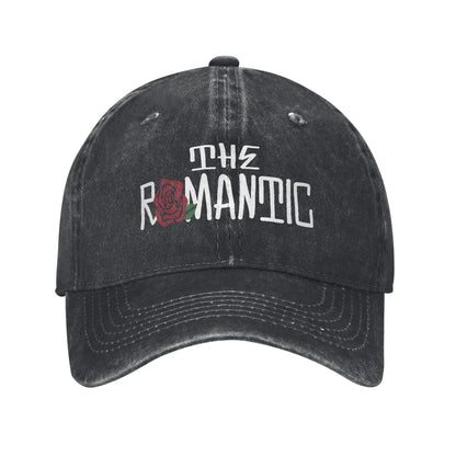 B&W The Romantic Tour Bruno Mars Concert Tour Washed Baseball Cap