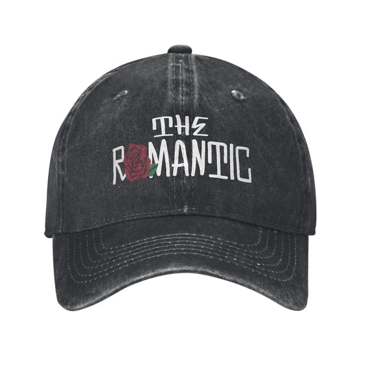 B&W The Romantic Tour Bruno Mars Concert Tour Washed Baseball Cap