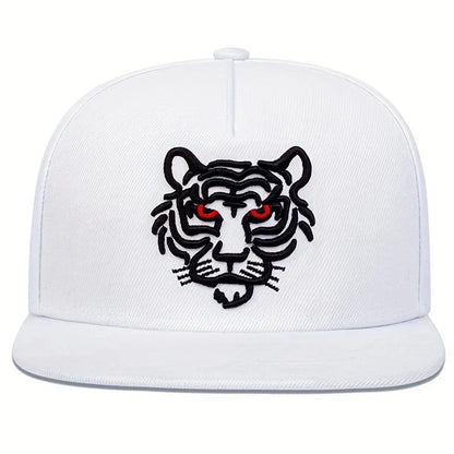 Unisex Tiger Embroidery Hip-hop Hats Baseball Caps Snapback Caps