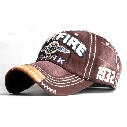 Men Women Cotton Embroidered Letter Printed Baseball Cap