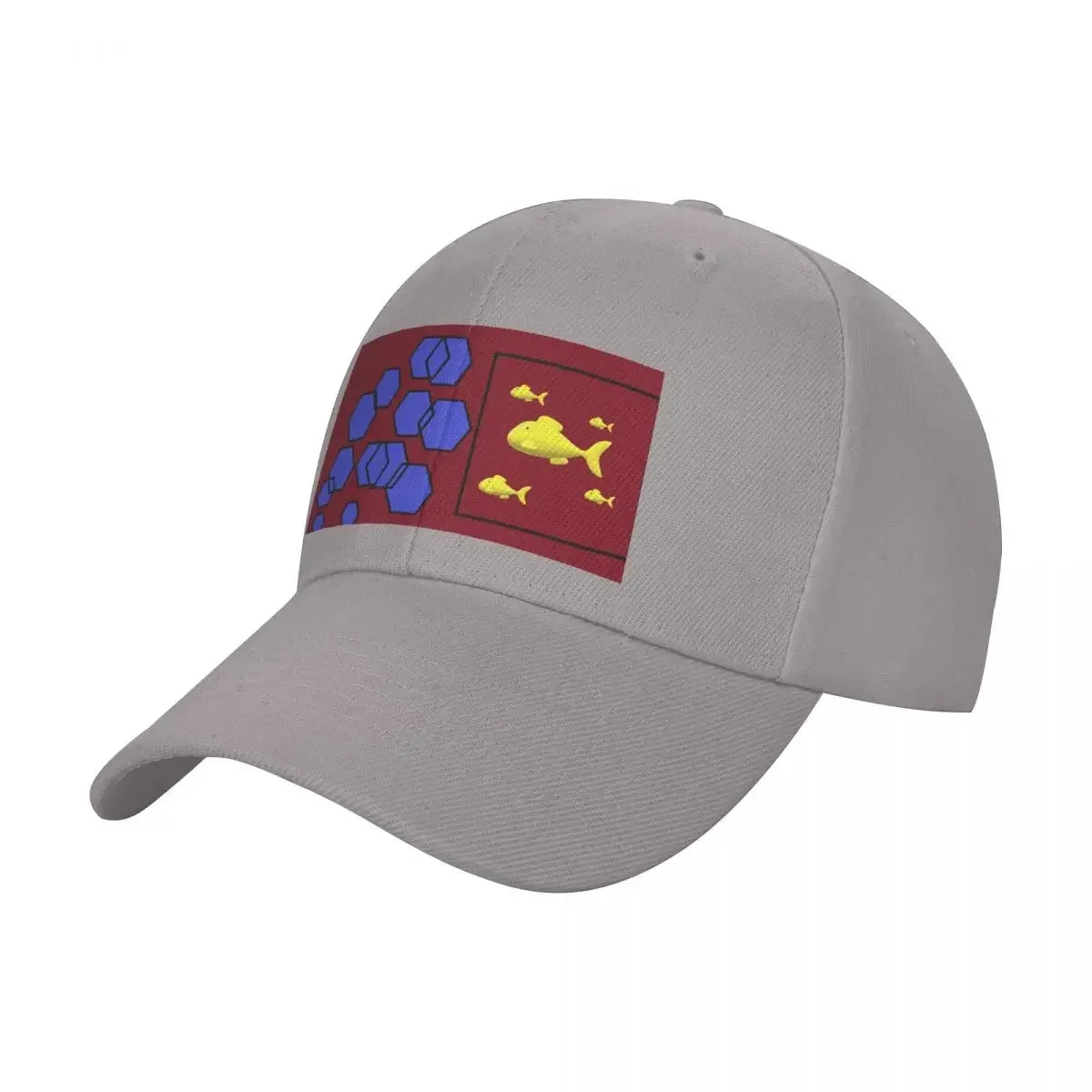 Fish Print Baseball Cap