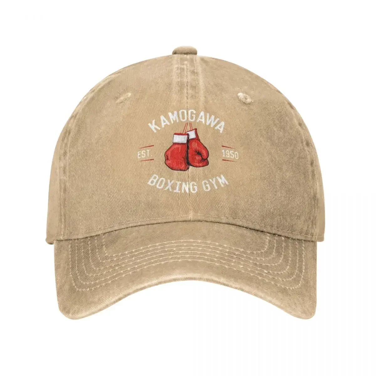 Vintage Hajime No Ippo KBG Design Kamogawa Boxing Gym  Baseball Caps For Men Women