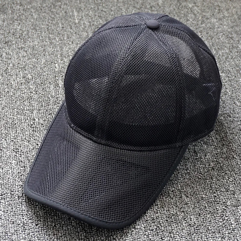Baseball Cap Big Head Plus Size Summer Mesh Top Quality Oversize Sport Snapback Hat