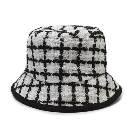 Knitted Fisherman Hat for Women, Elegant Mom Bucket Hat for Outdoor Camping