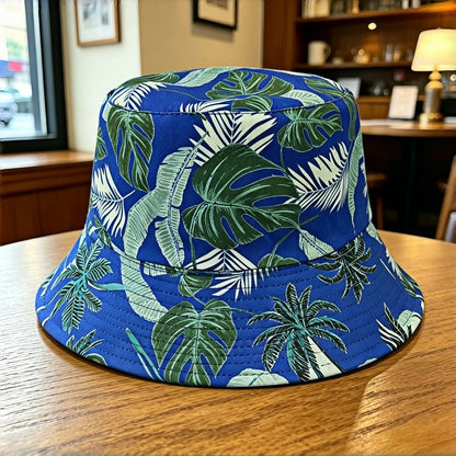 Hawaii Coconut Tree Wide-Brimmed Stylish Classic Bucket Hat