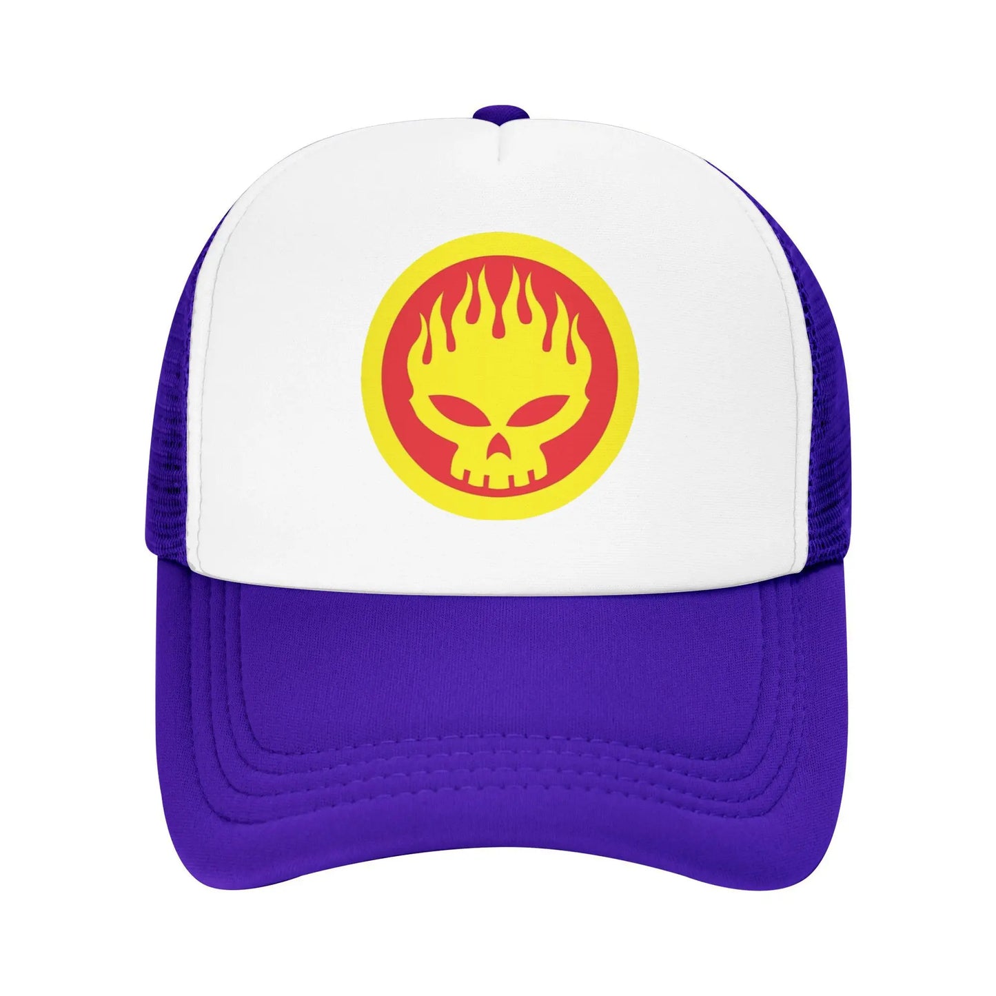 Adult Manic Skull The Offspring Baseball Hat Fitted Mesh Baseball Cap