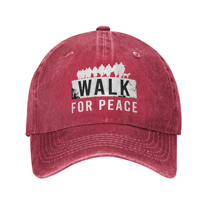 Walk For Peace Calm Steps Sun Baseball Cap