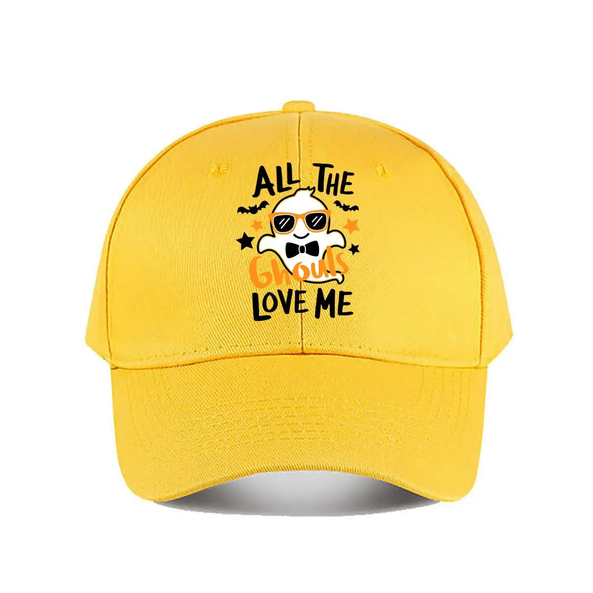 Halloween Ghouls Ghost Baseball Cap